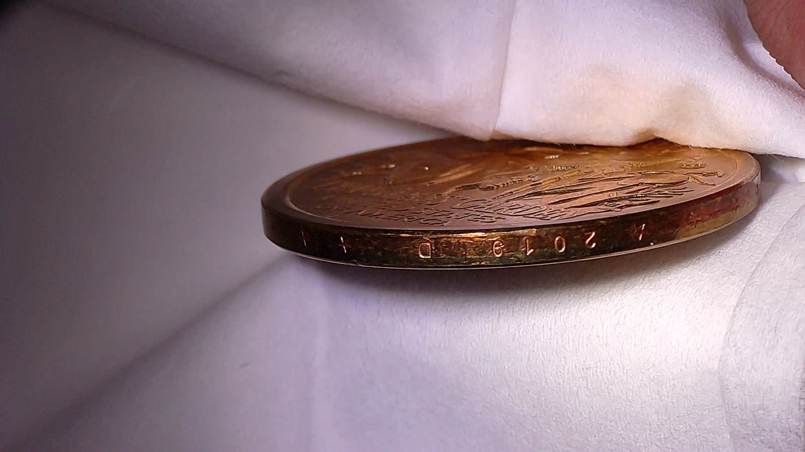 2019 D Georgia Trustees' Garden American Innovation, Uncirculated (OBR $1.00 Error COIN - 7