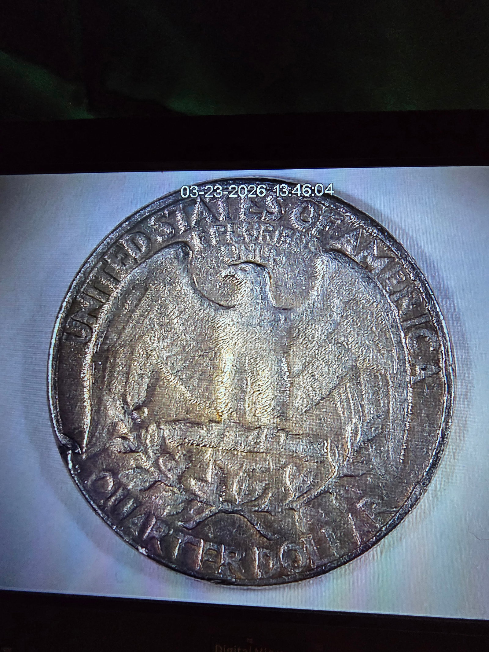 Ultra Rare 1969 D Washington Quarter, FULL SUNBURST Error Coin ! Original Bank Roll - 14