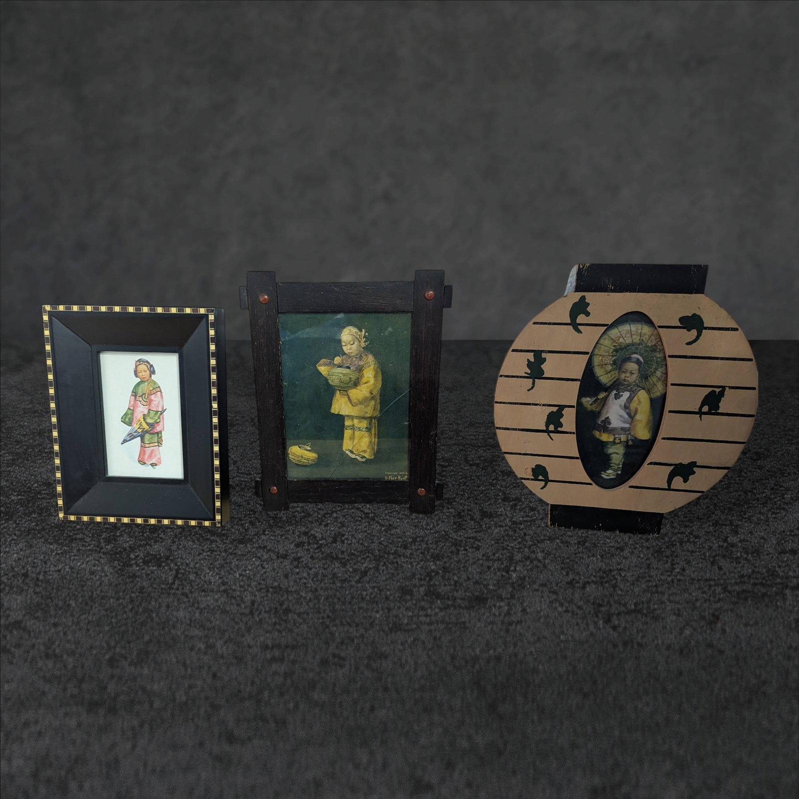 Three Esther Hunt Style Framed Prints (1 of 4)