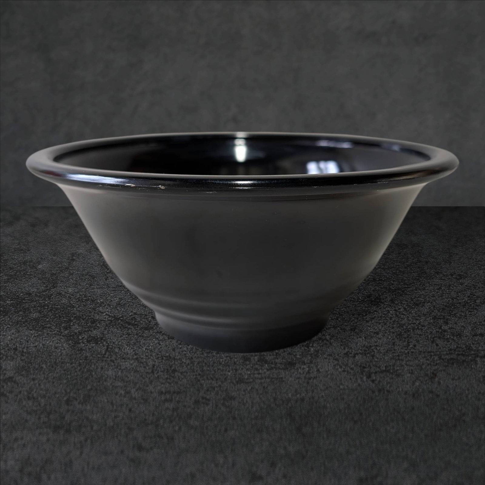 Black Amethyst Glass Bowl, 9.5 Inches in Diameter (1 of 4)