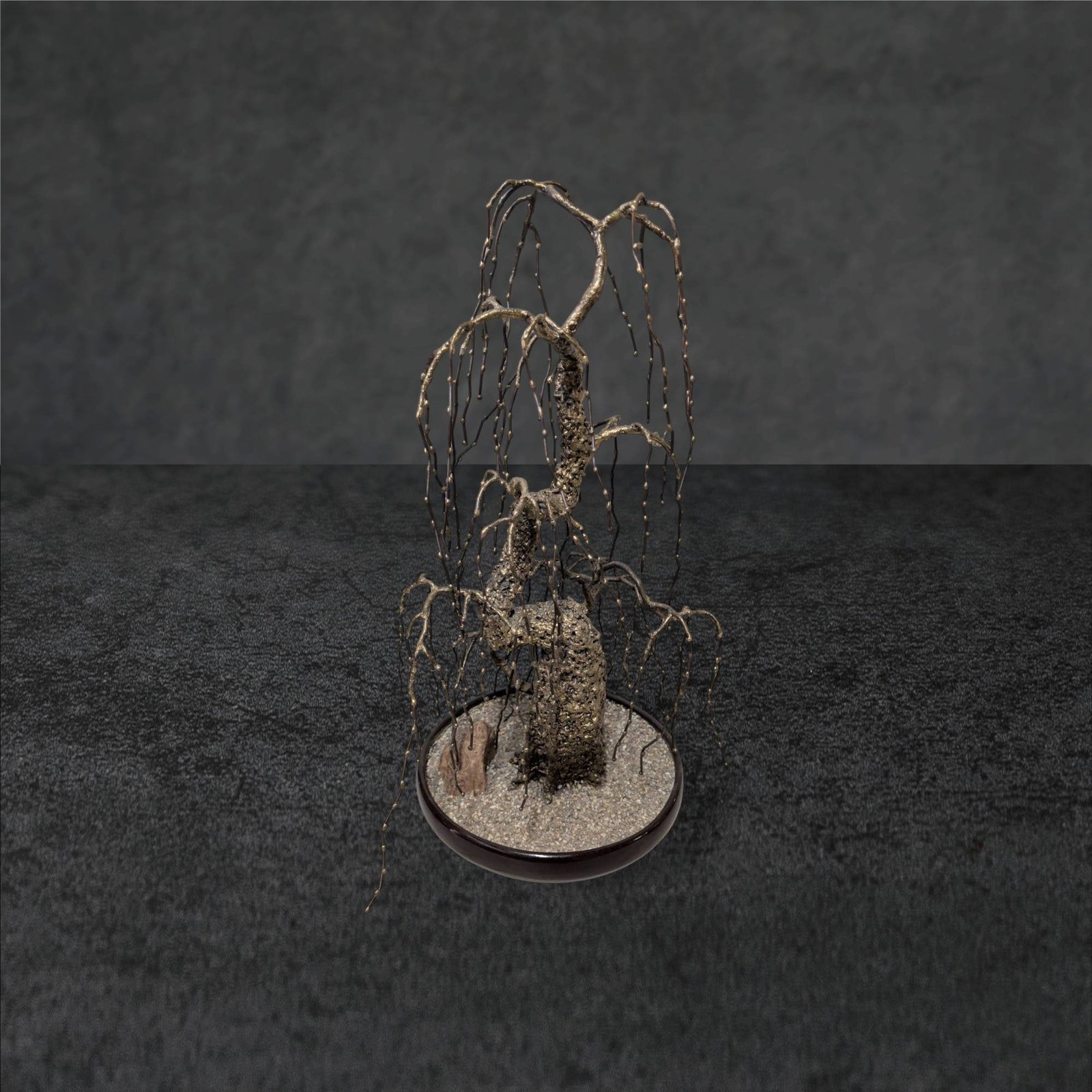 P. Marshall Signed and Numbered Weeping Willow Sculpture, Edition 147/200 (1 of 4)