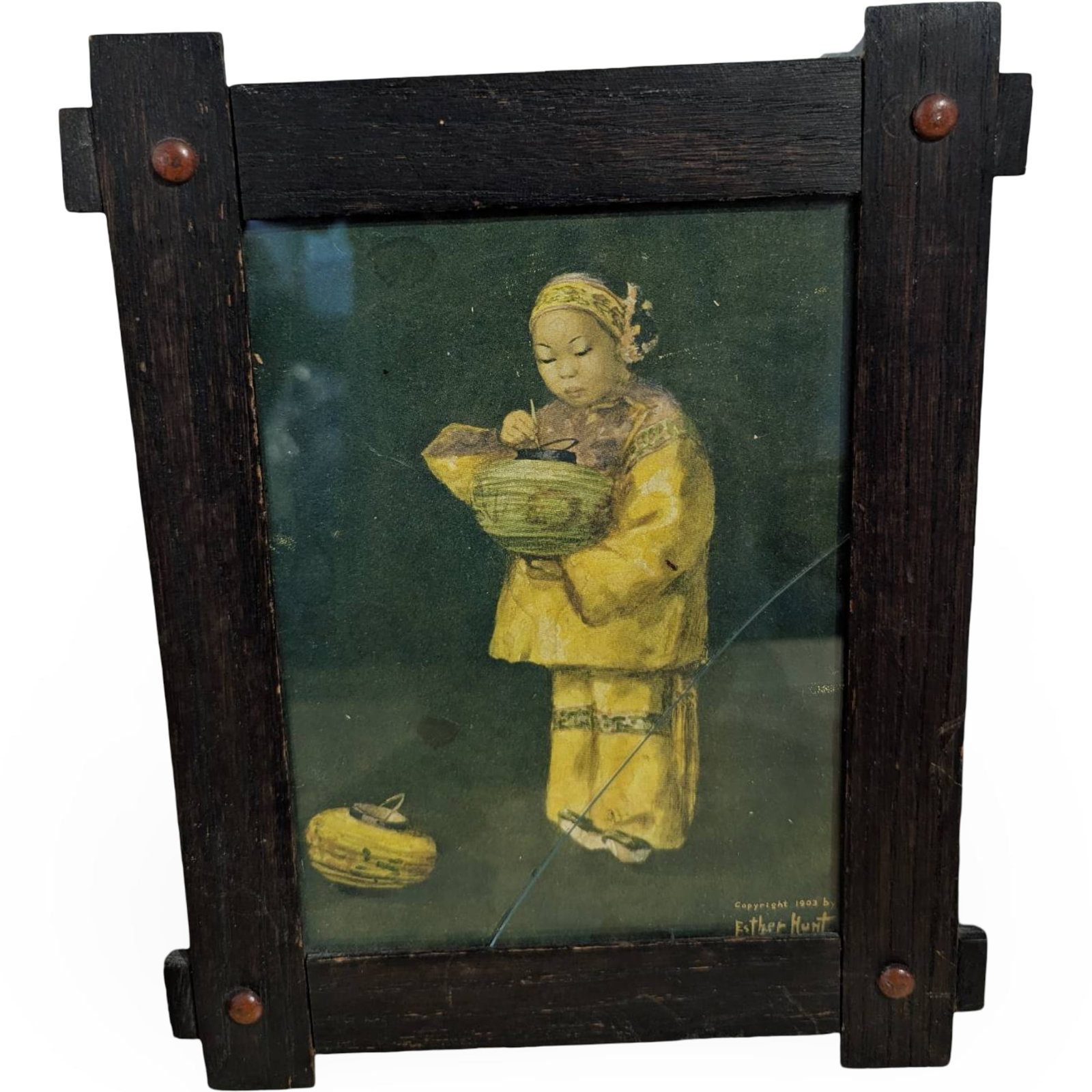 Three Esther Hunt Style Framed Prints - 3