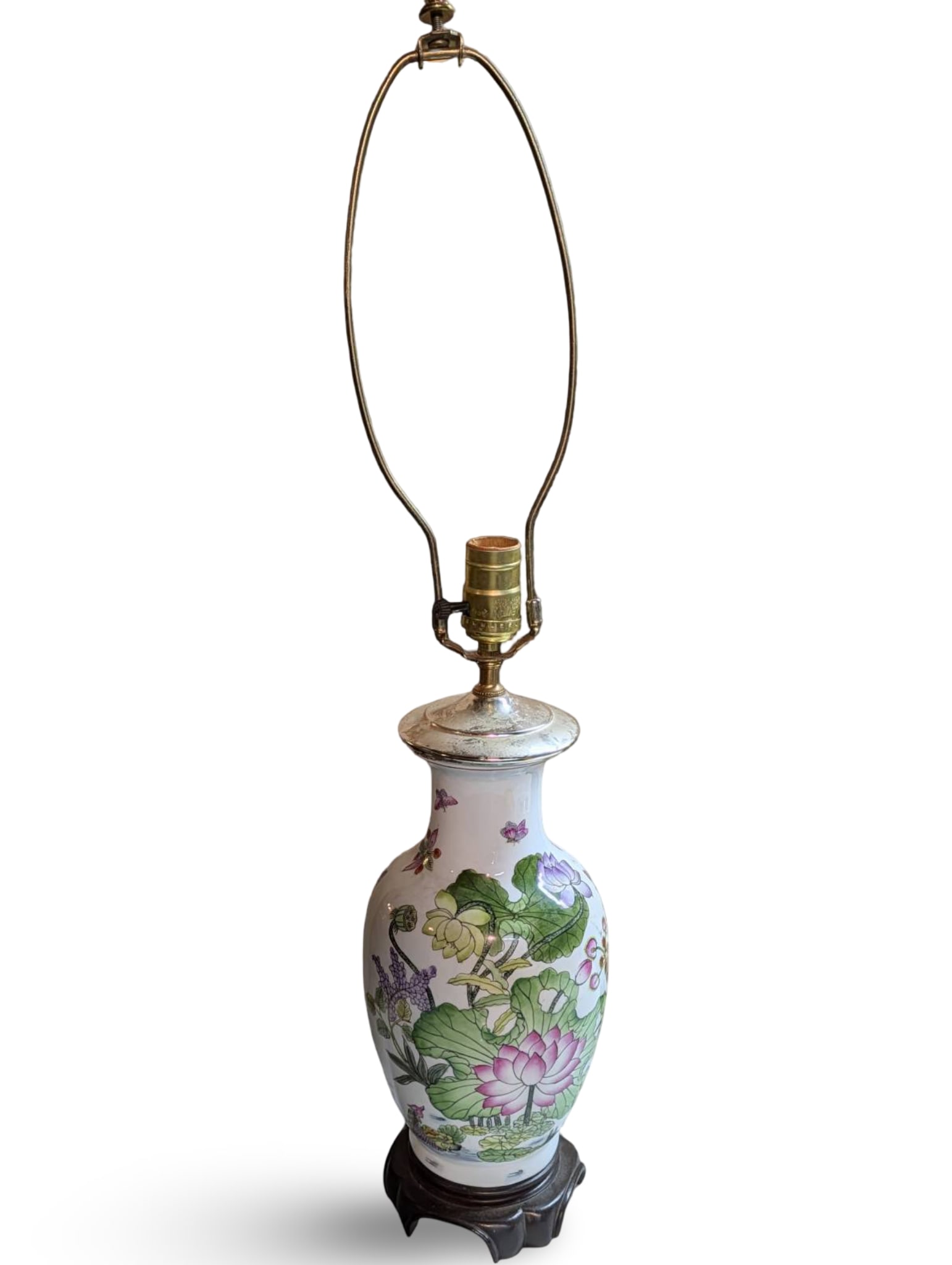 Black Amethyst Glass Sugar Bowl and Creamer Set with Hand-Painted Gold and Floral Motifs: A sugar bowl and creamer set crafted from black amethyst glass, exhibiting a deep purple hue under strong light. Styled in Art Deco, the pieces feature a hexagonal form with hand-painted gold accents 