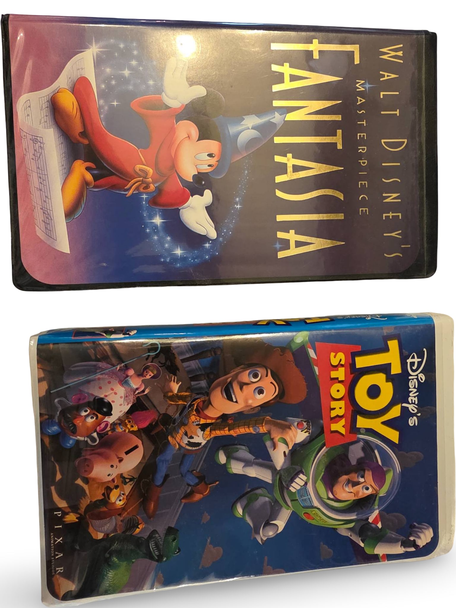 Two Walt Disney VHS Tapes: â€˜Fantasiaâ€™ and â€˜Toy Storyâ€™ (1 of 7)