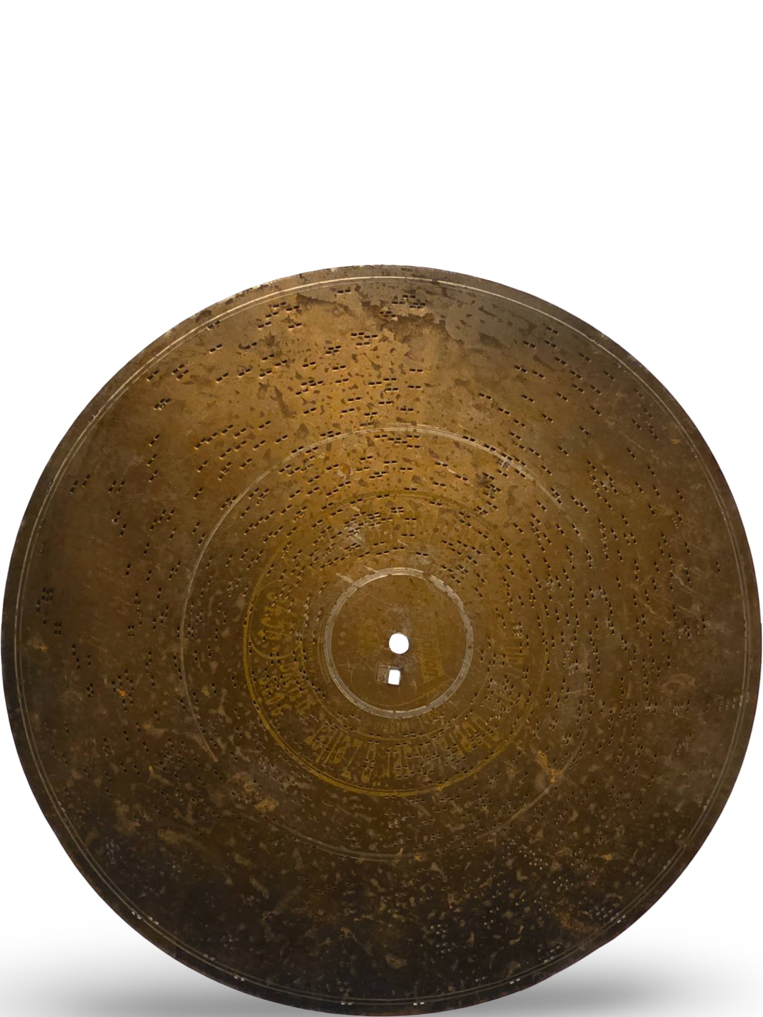Antique Metal Disc for Mechanical Music Box or Polyphon Player (1 of 4)