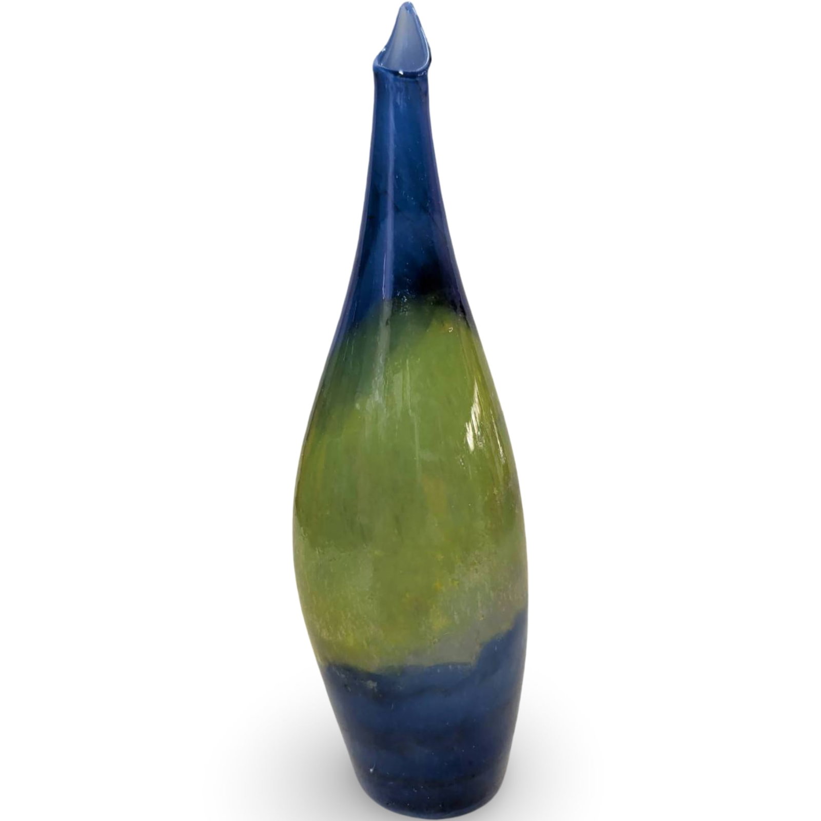 Vintage Hull Pottery Woodland W-29 Console Bowl with Pink and Green Floral Design (1 of 5)