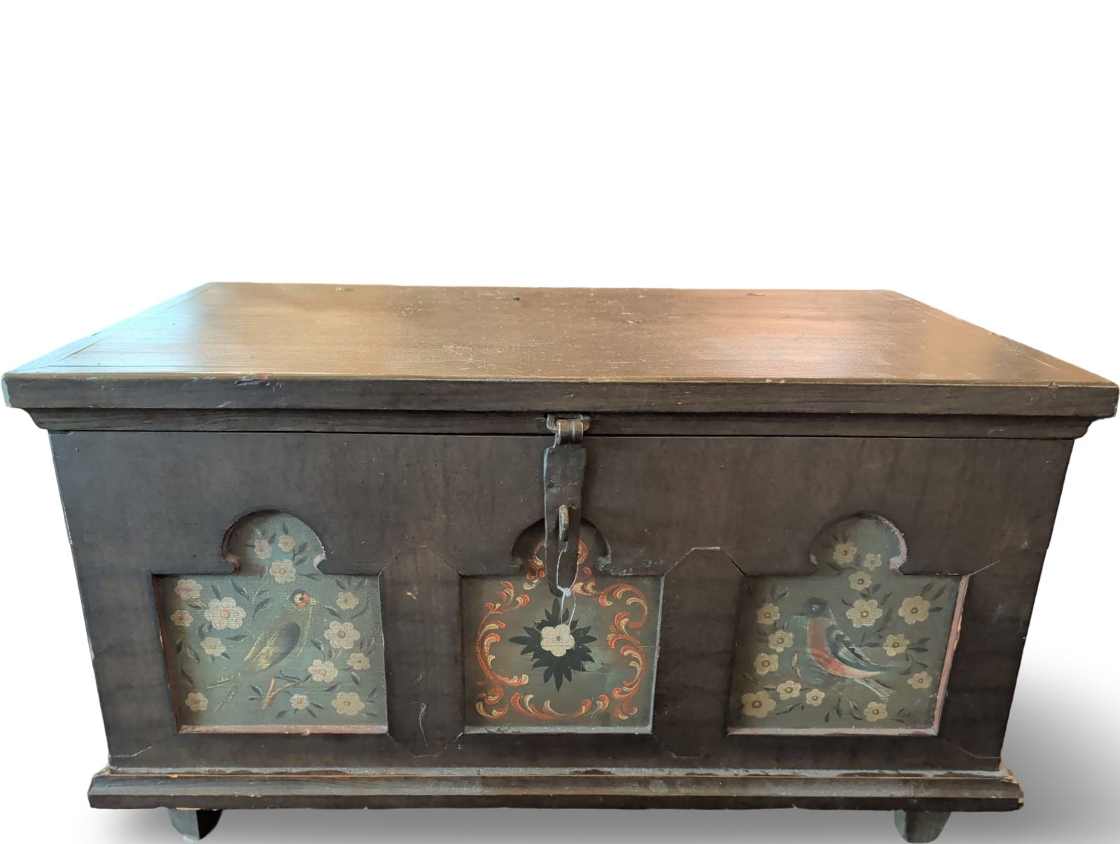 Mid-Century Modern Walnut and Cane Two-Tier End Table by John Widdicomb (1 of 5)
