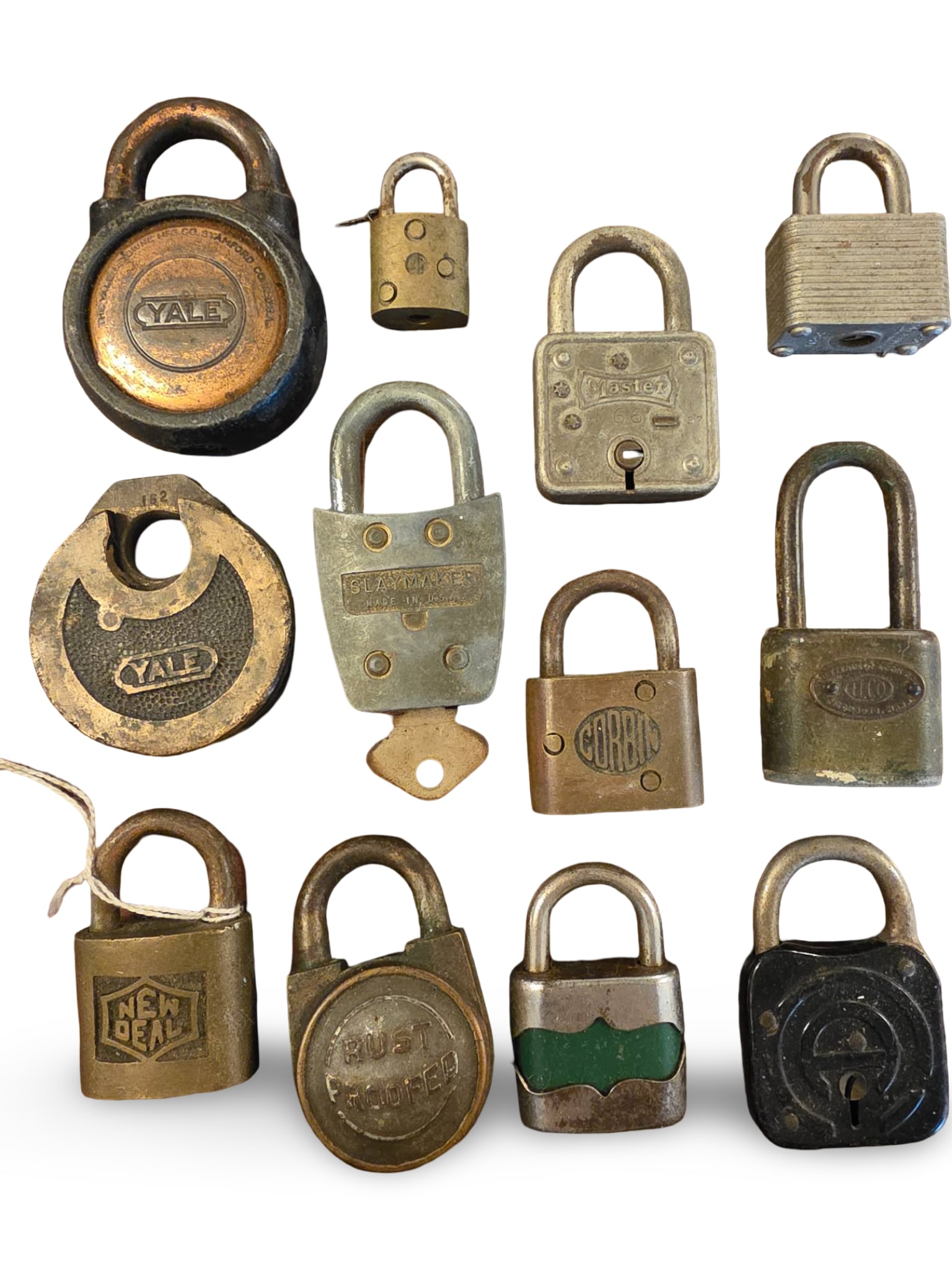 Twelve Padlocks of Various Brands and Designs (1 of 7)