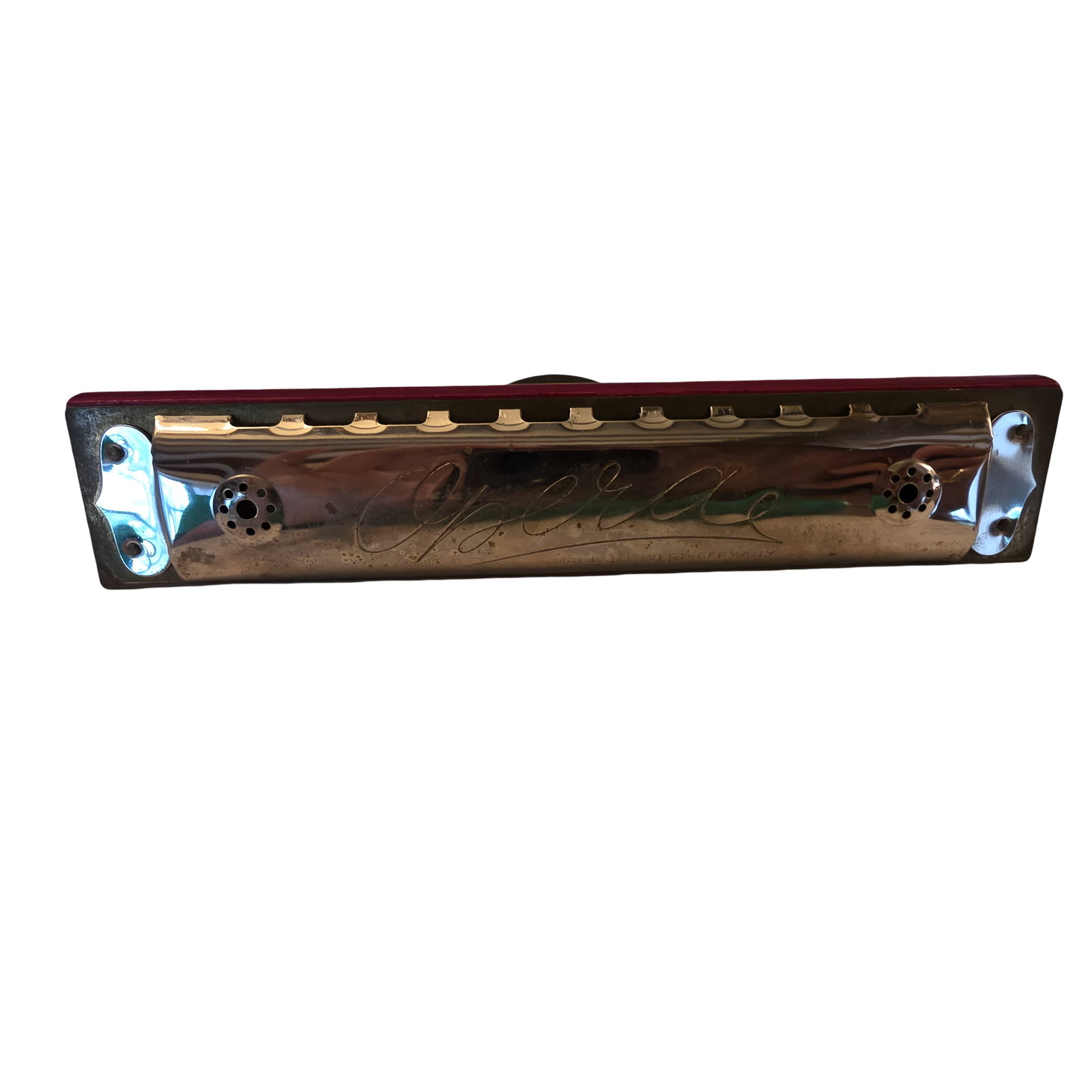 Vintage Opera Harmonica with Decorative Tin Case - 3
