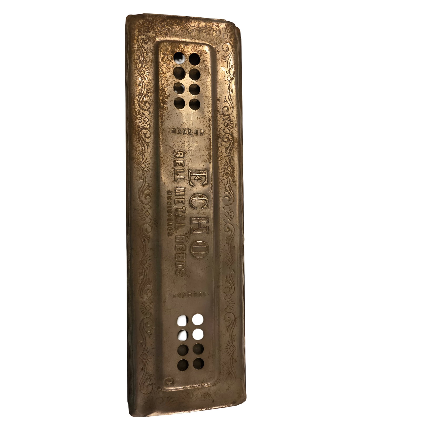 Echo Hohner Harmonica with Metal Casing (1 of 2)