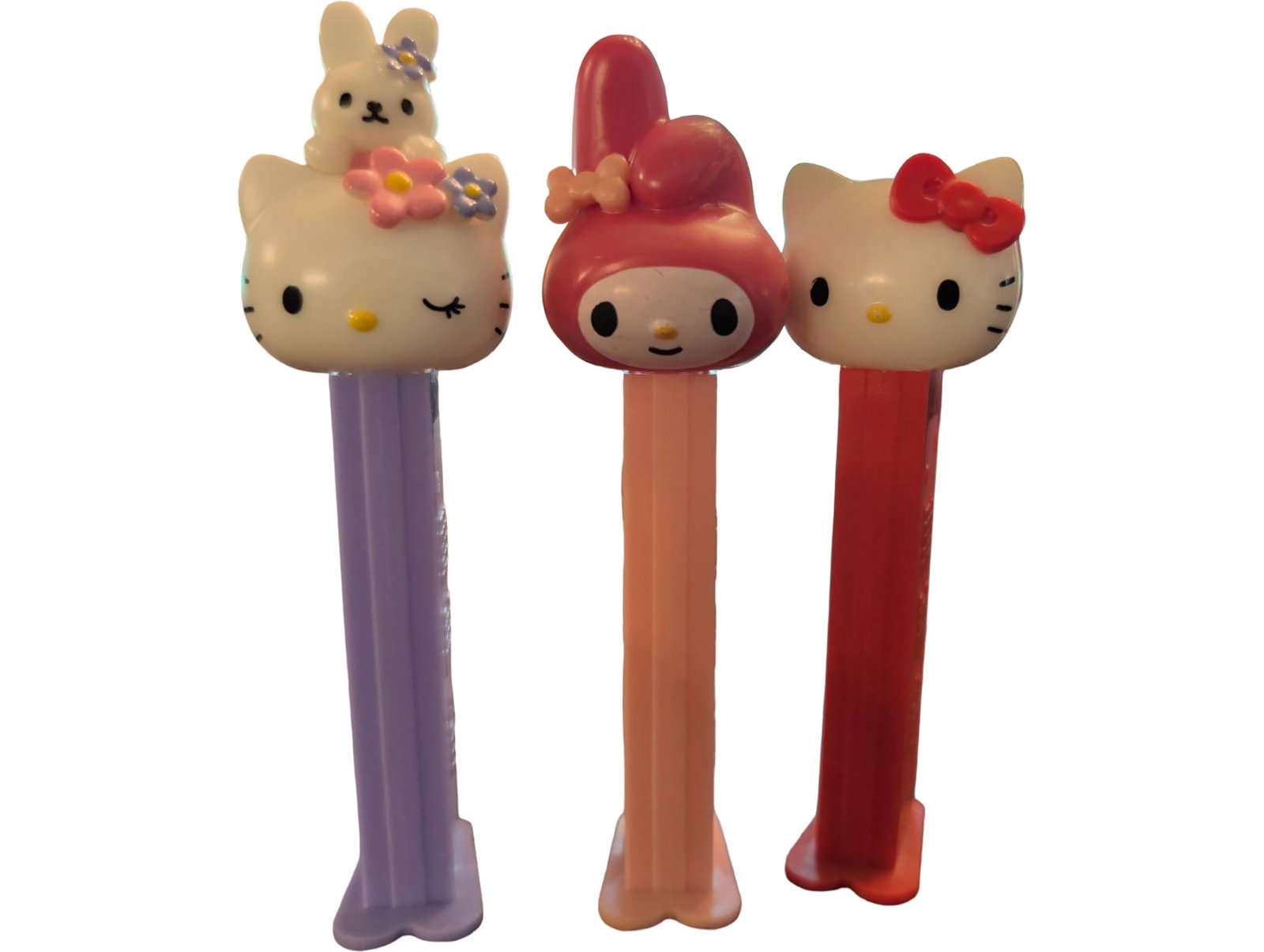 3 Sanrio Character PEZ Dispensers Featuring Hello Kitty and My Melody (1 of 2)