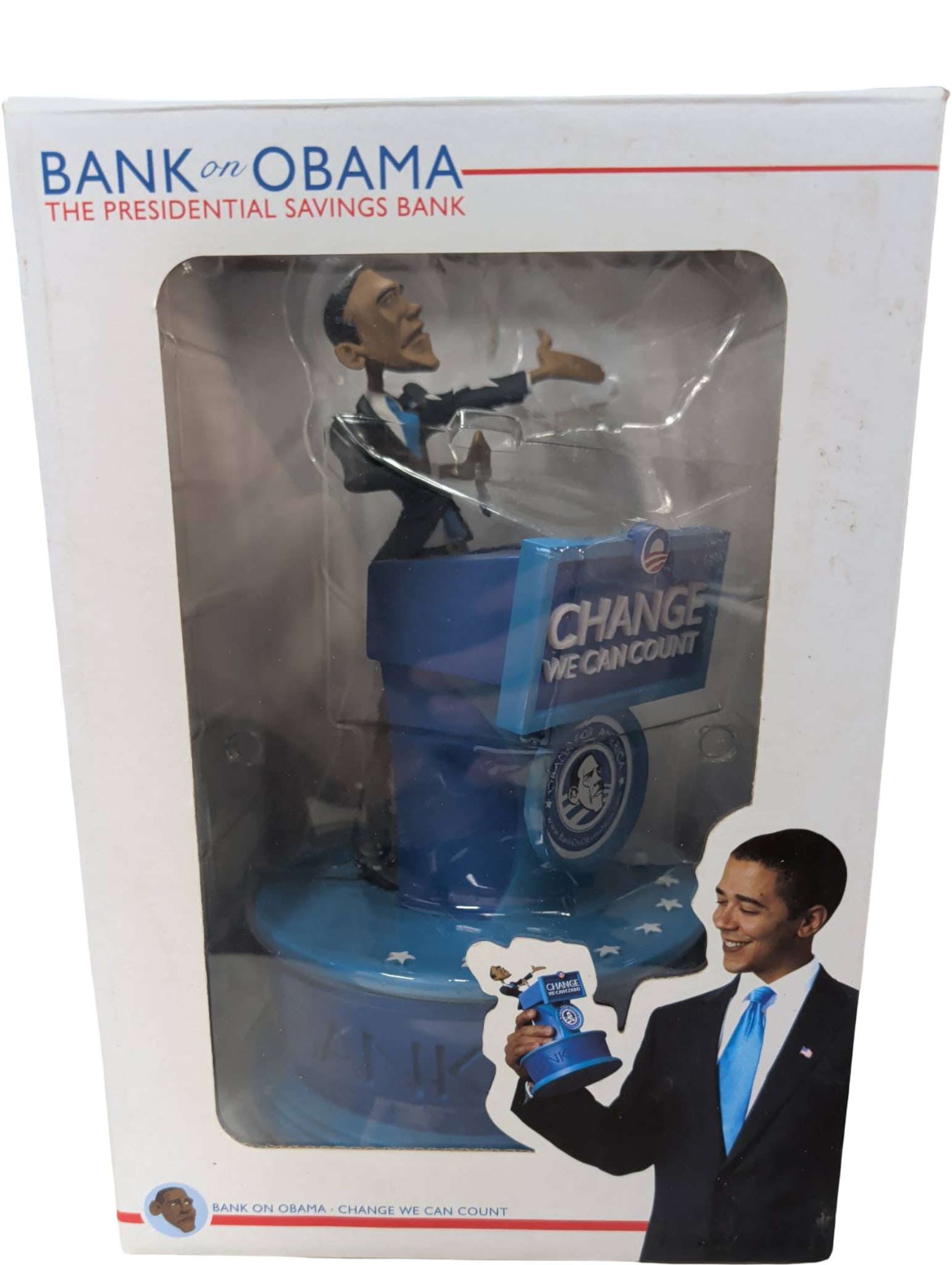 Obama Presidential Savings Bank in Original Box (1 of 3)