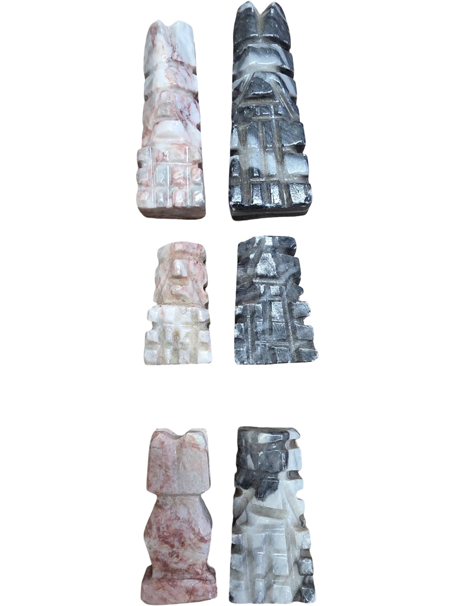 Marble Chess Set with Decorative Wooden Storage Box - 4