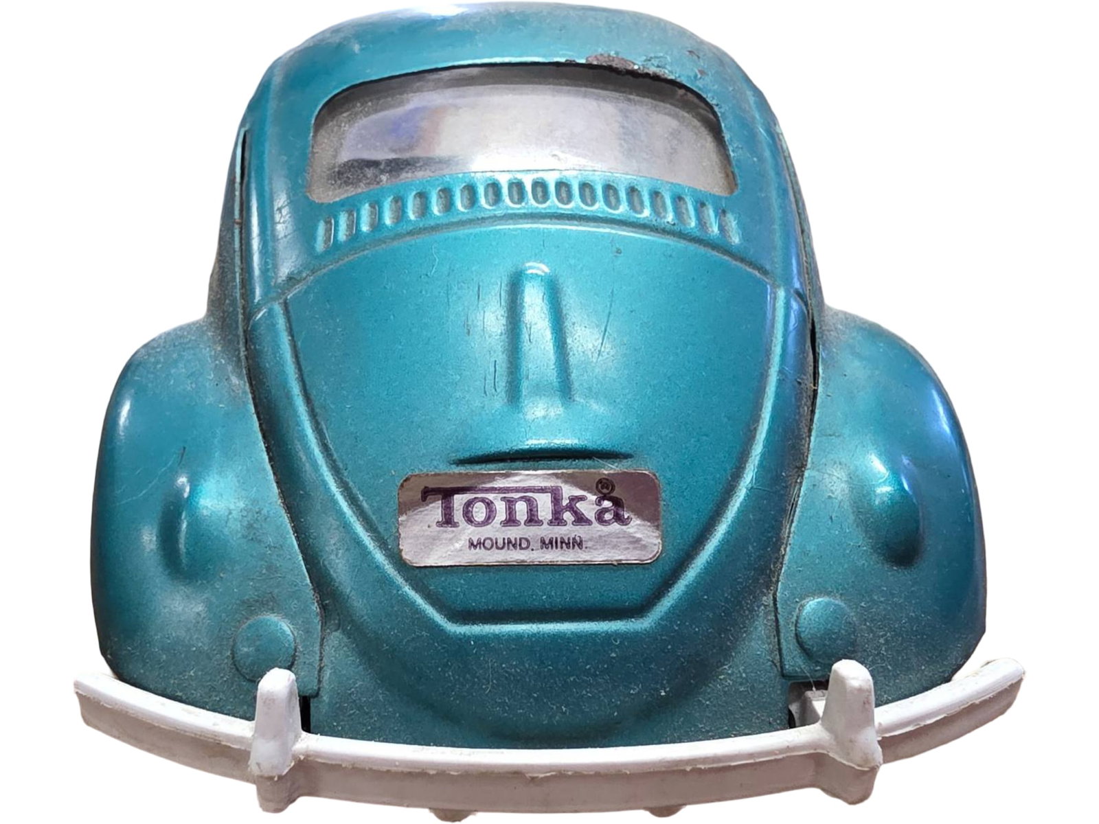 Vintage Tonka Molded Steel Volkswagen Beetle Toy Car - 3