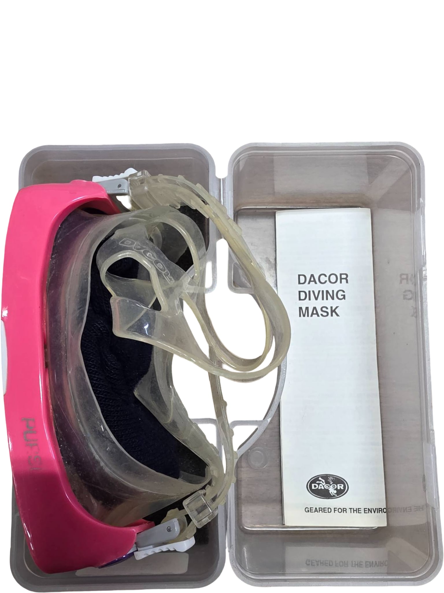 Dacor Diving Mask with Replaceable Lenses and Original Case - 2