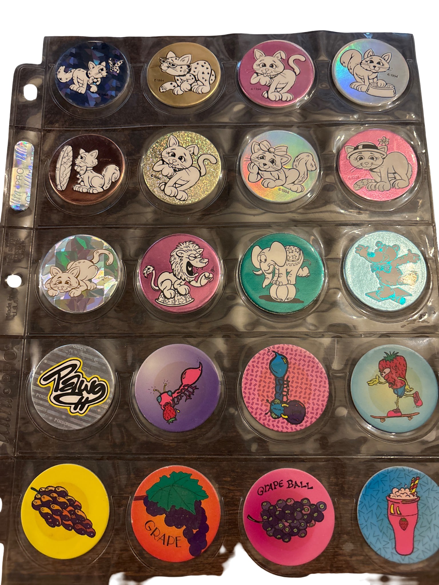 Pog Milk Caps in Plastic Display Sleeve (1 of 2)