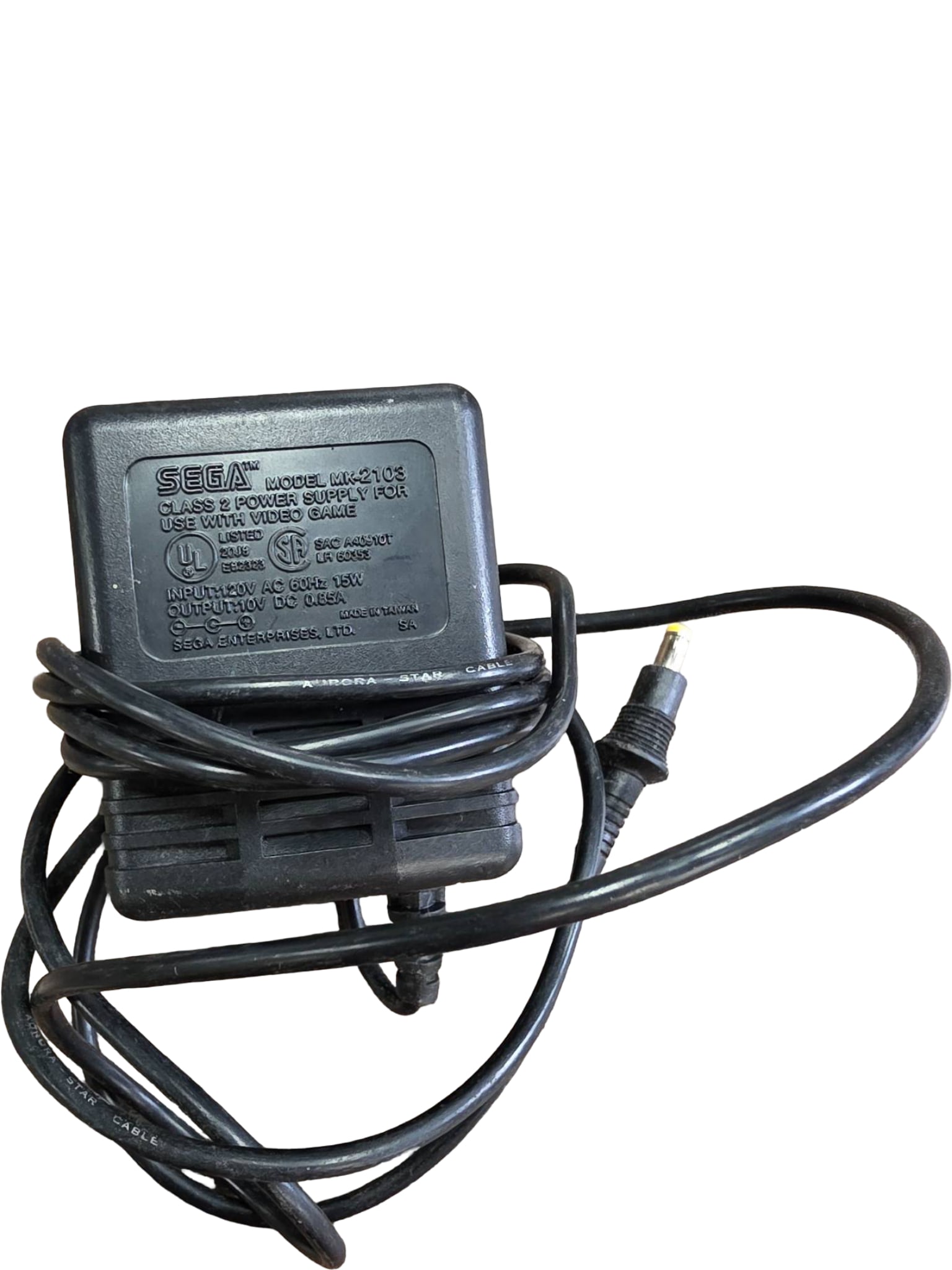 Sega Model MK-2103 Class 2 Power Supply for Video Games (1 of 2)