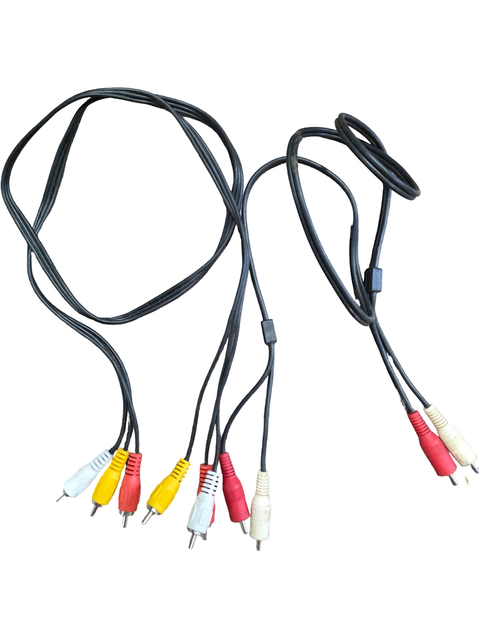 Composite RCA Audio/Video Cables with Red, White, and Yellow Connectors (1 of 3)