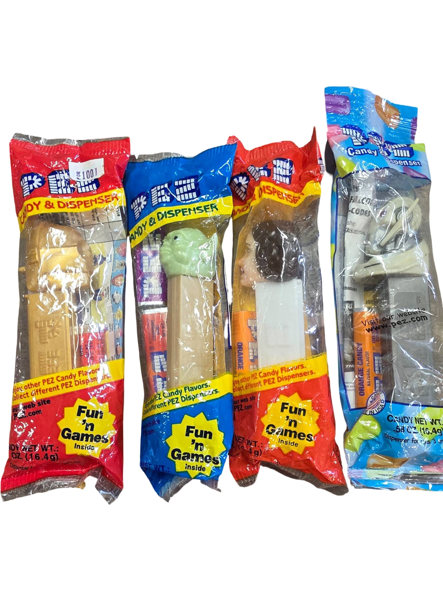 Four Star Wars PEZ Dispensers in Original Packaging (1 of 1)