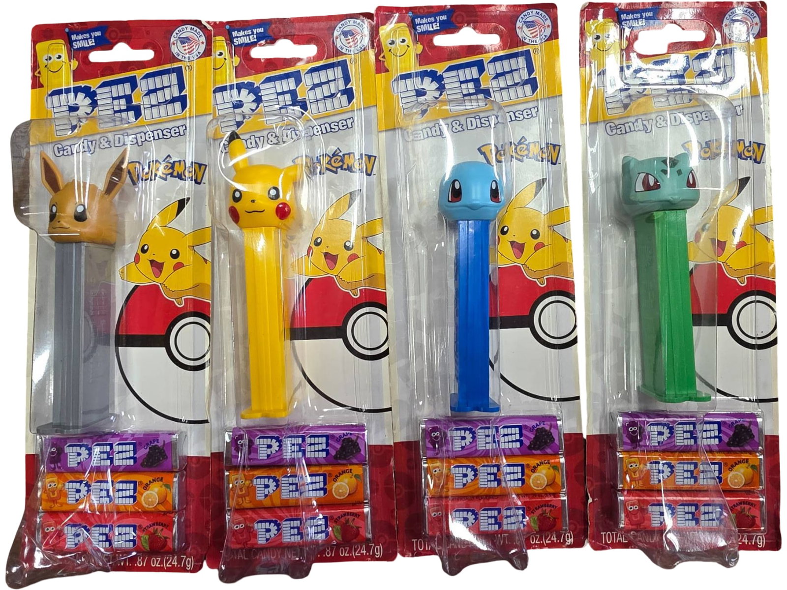 4 Pokemon PEZ Dispensers in Original Packaging (1 of 1)