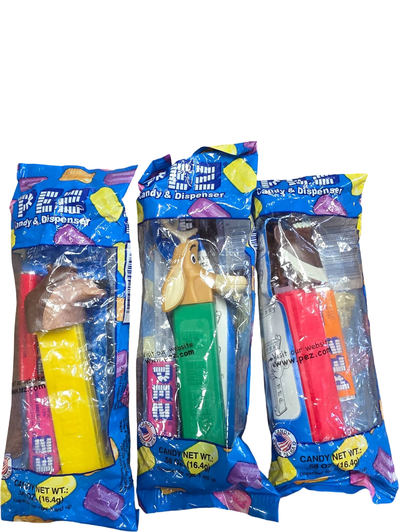 Three ‘Open Season’ PEZ Dispensers in Original Packaging (1 of 1)