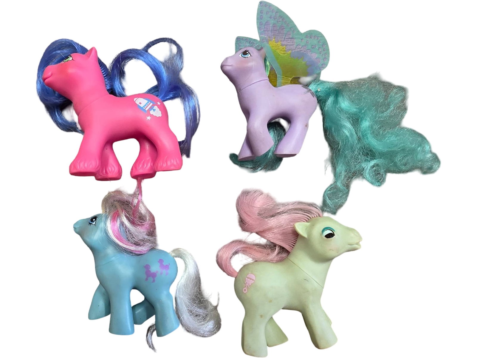 4 Hasbro Vintage My Little Pony Figures (1 of 5)