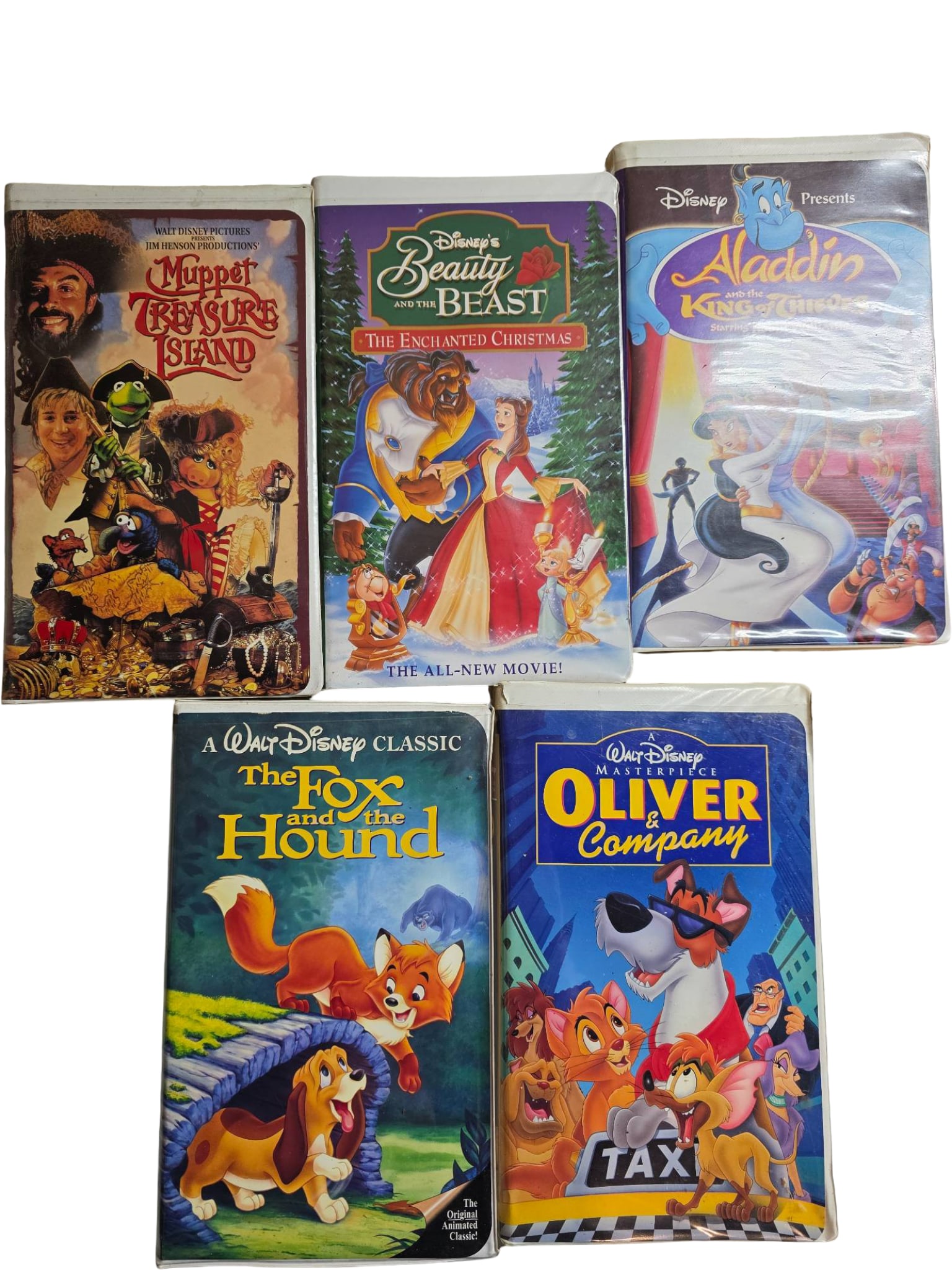 Five Walt Disney VHS Tapes (1 of 3)