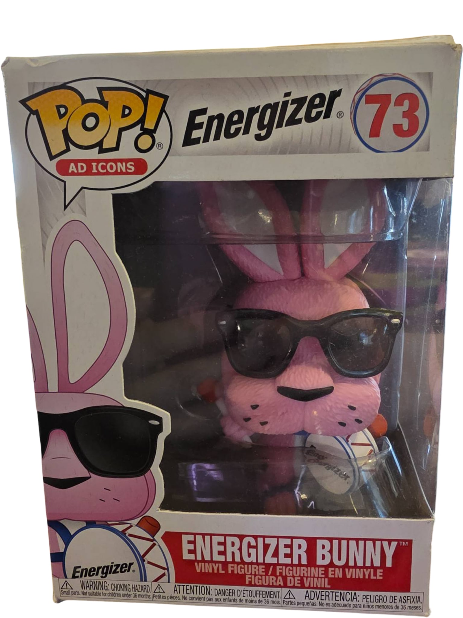 Funko Pop! Ad Icons Energizer Bunny Vinyl Figure #73 in Original Box (1 of 2)