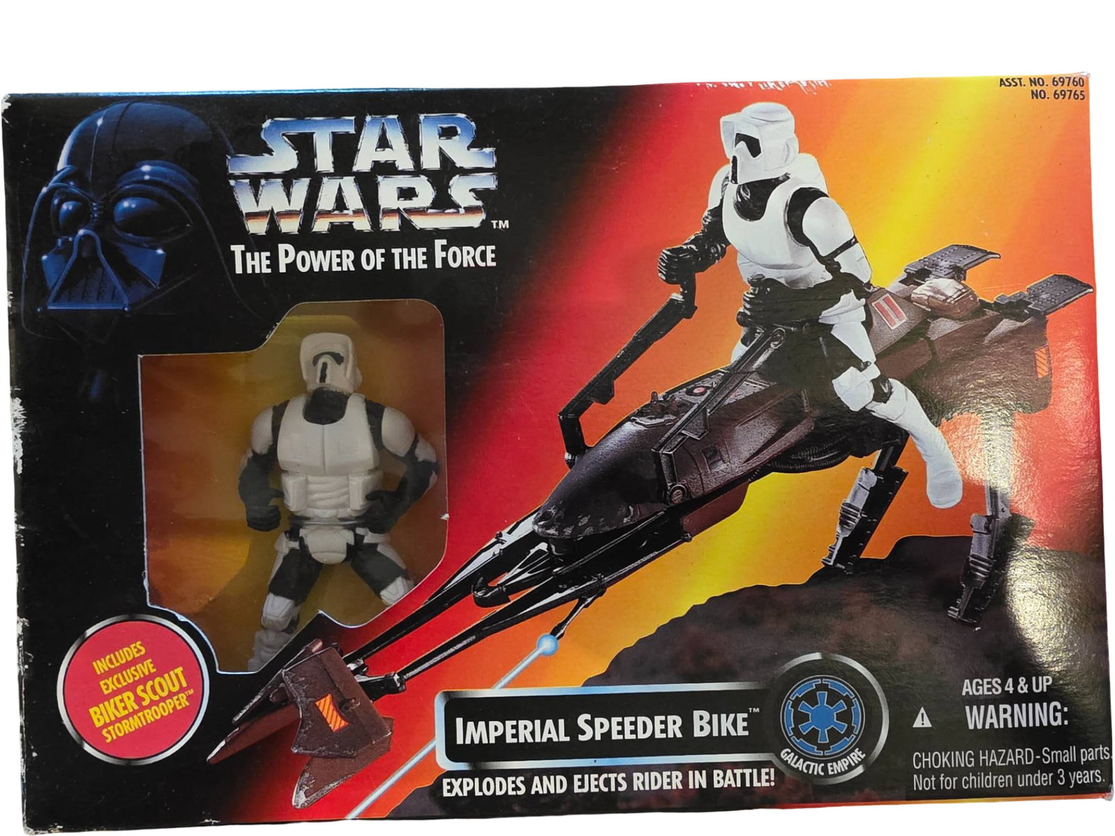 Kenner Star Wars Power of the Force Imperial Speeder Bike with Scout Trooper (1995) (1 of 2)