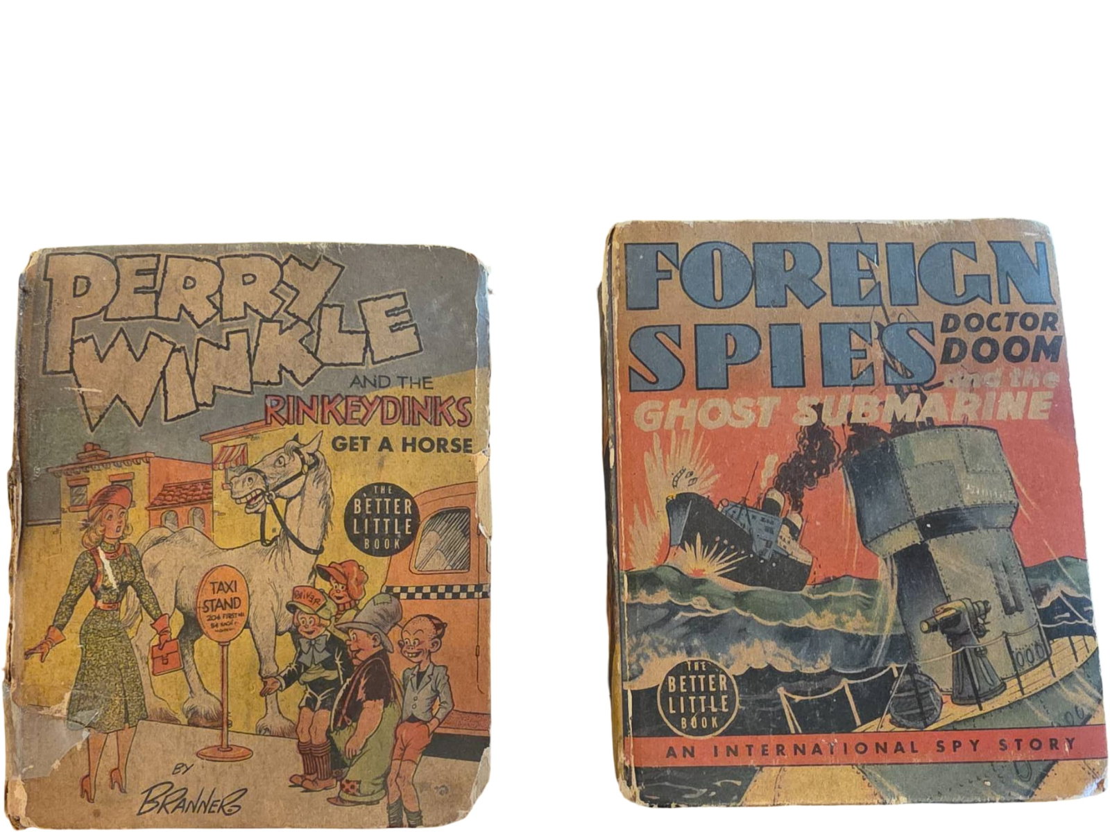 Two Vintage Children’s Books: ‘Perry Winkle and the Rinky Dinks’ and ‘Foreign Spies, Doctor (1 of 3)