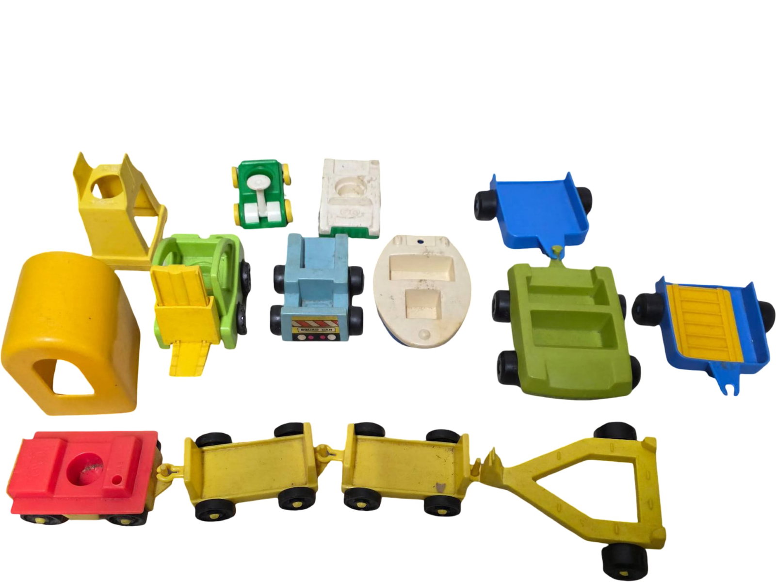Vintage Fisher Price and Playskool Plastic Toy Vehicles and Accessories (1 of 7)