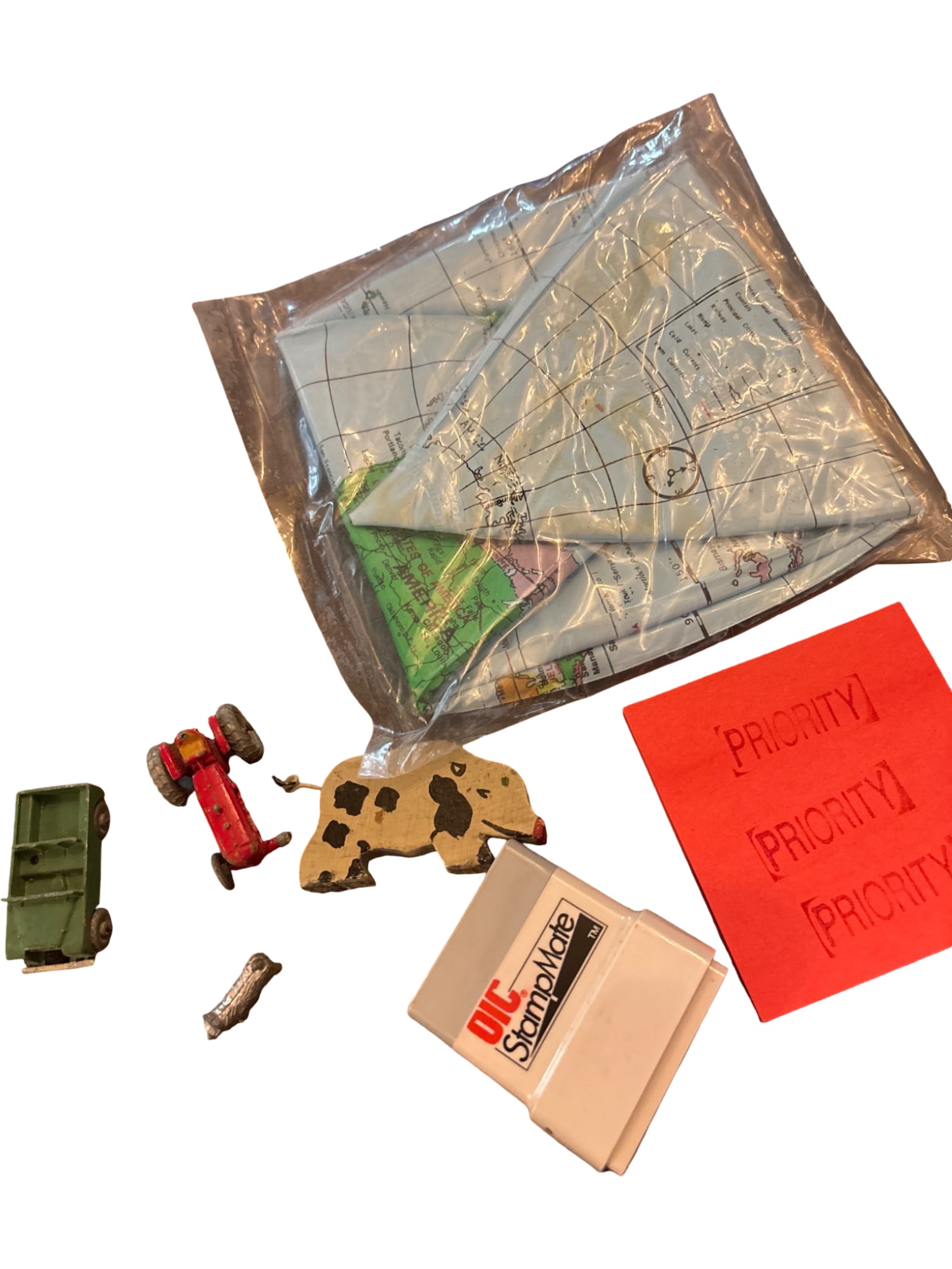 Toys, Map Prints, and Office Stamp Set (1 of 6)