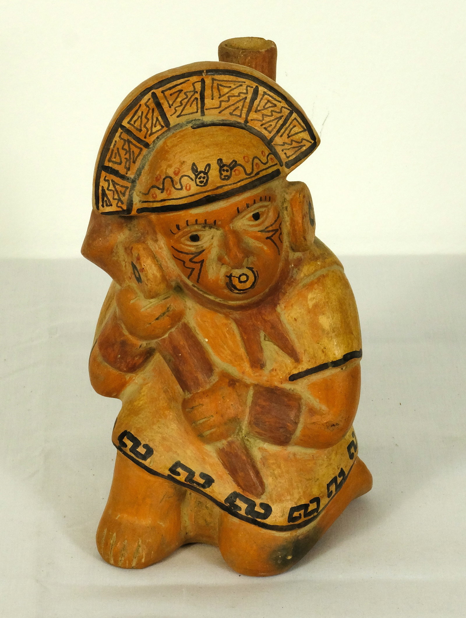 Pre-Columbian Figural Goblet (1 of 4)