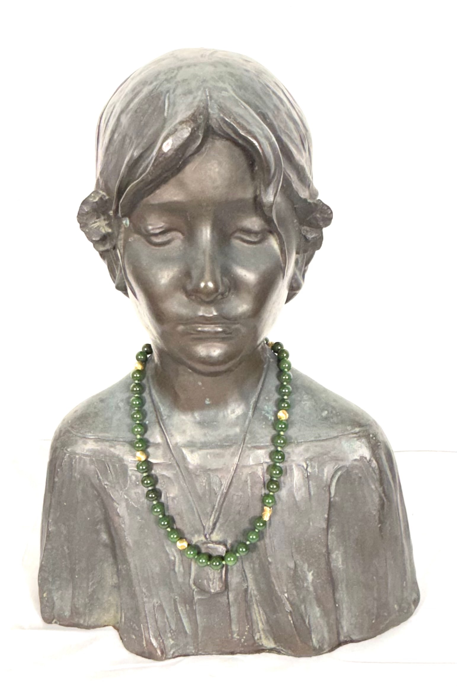Vintage Jade and Gold necklace: Jade and Gold necklace
