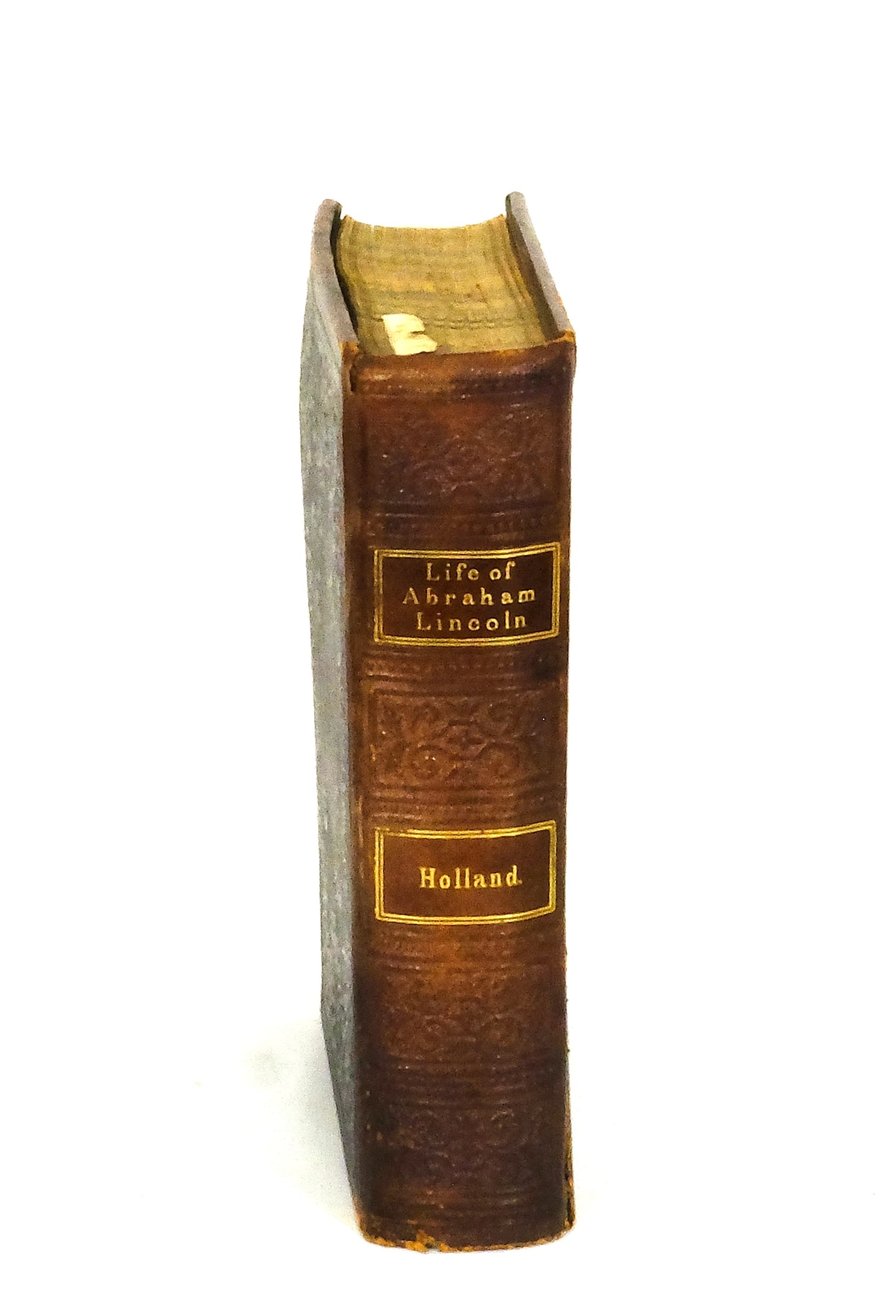 Life of Abraham Lincoln Antique Book: Life of Abraham Lincoln Antique Book 9 inches tall by 6 1/4 wide 3 1/4 inches deep