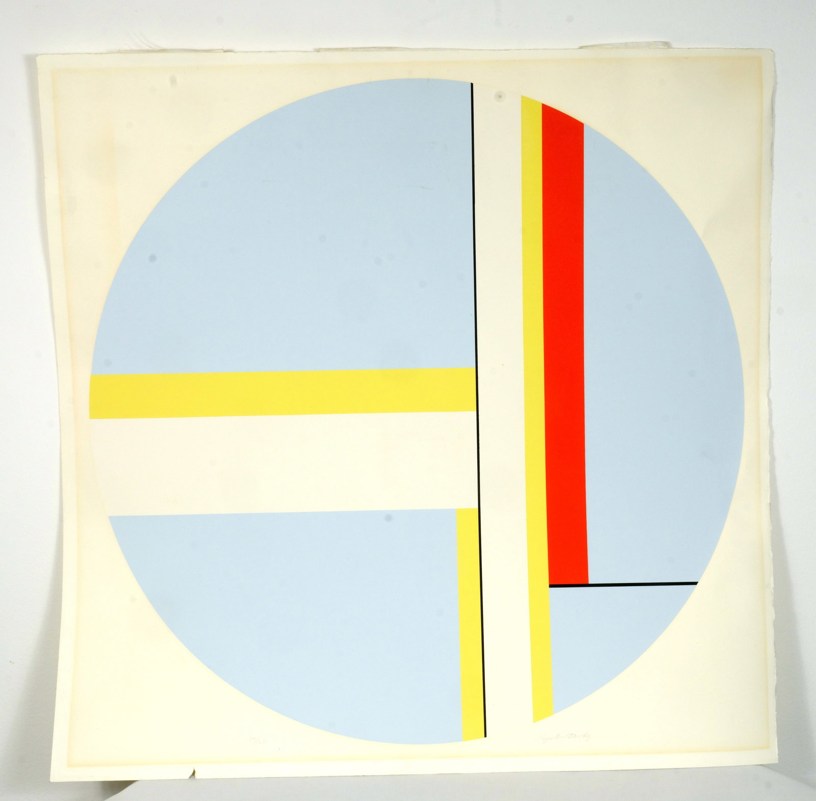 Ilya Bolotowsky Screenprint (hand signed and numbered 55/125) (1 of 1)