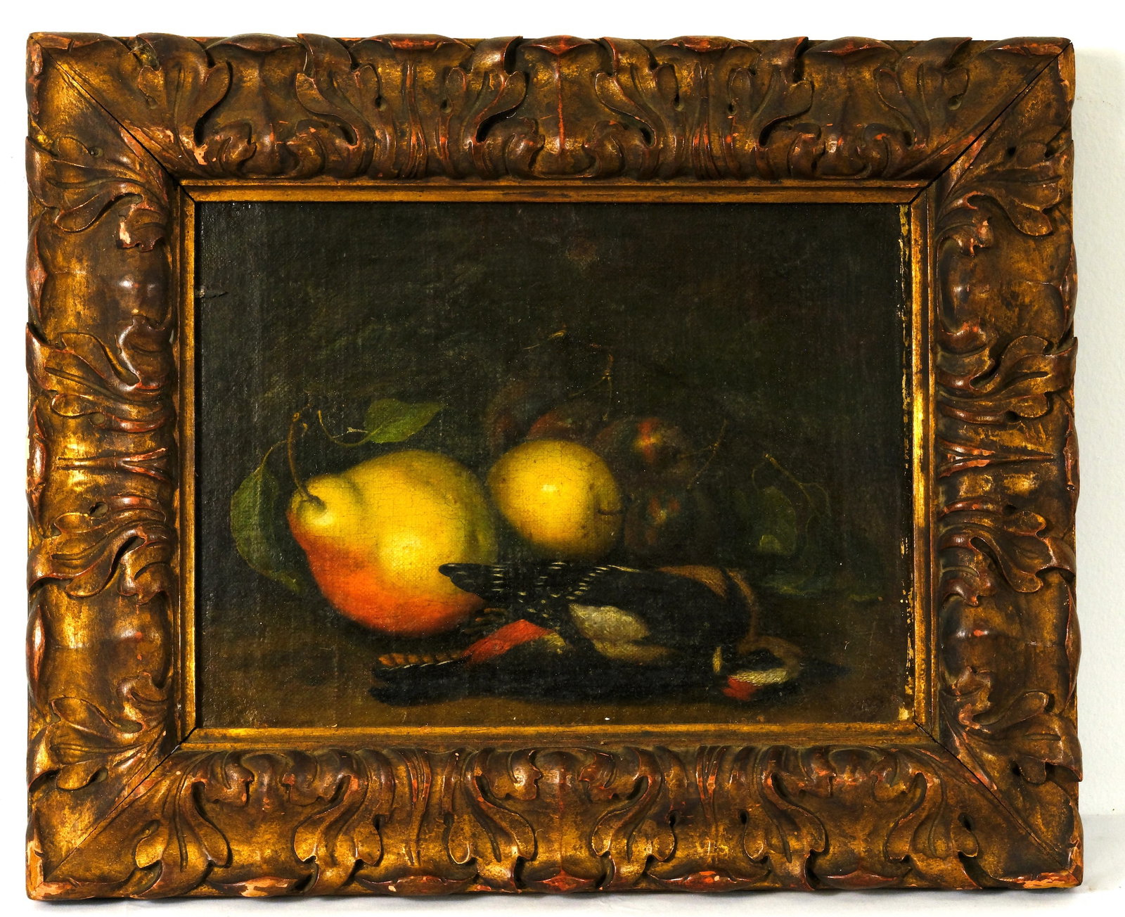 19th Century oil on Canvas Still Life painting (1 of 2)