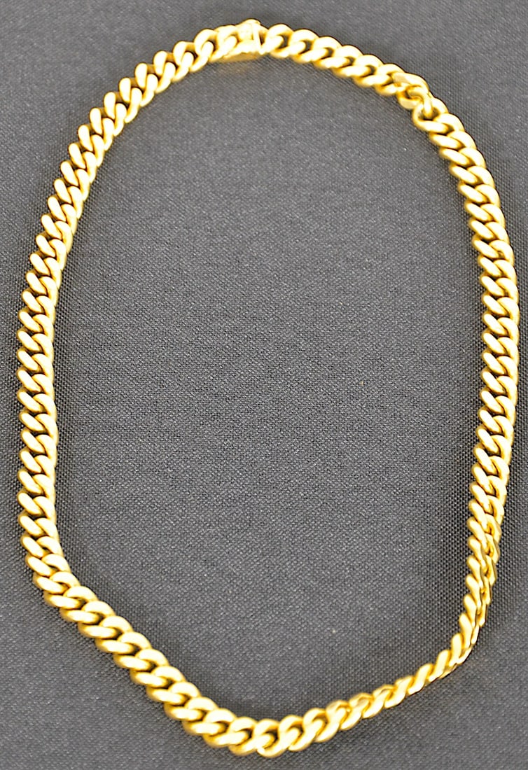 Vintage 14K gold rope chain necklace (1 of 1)