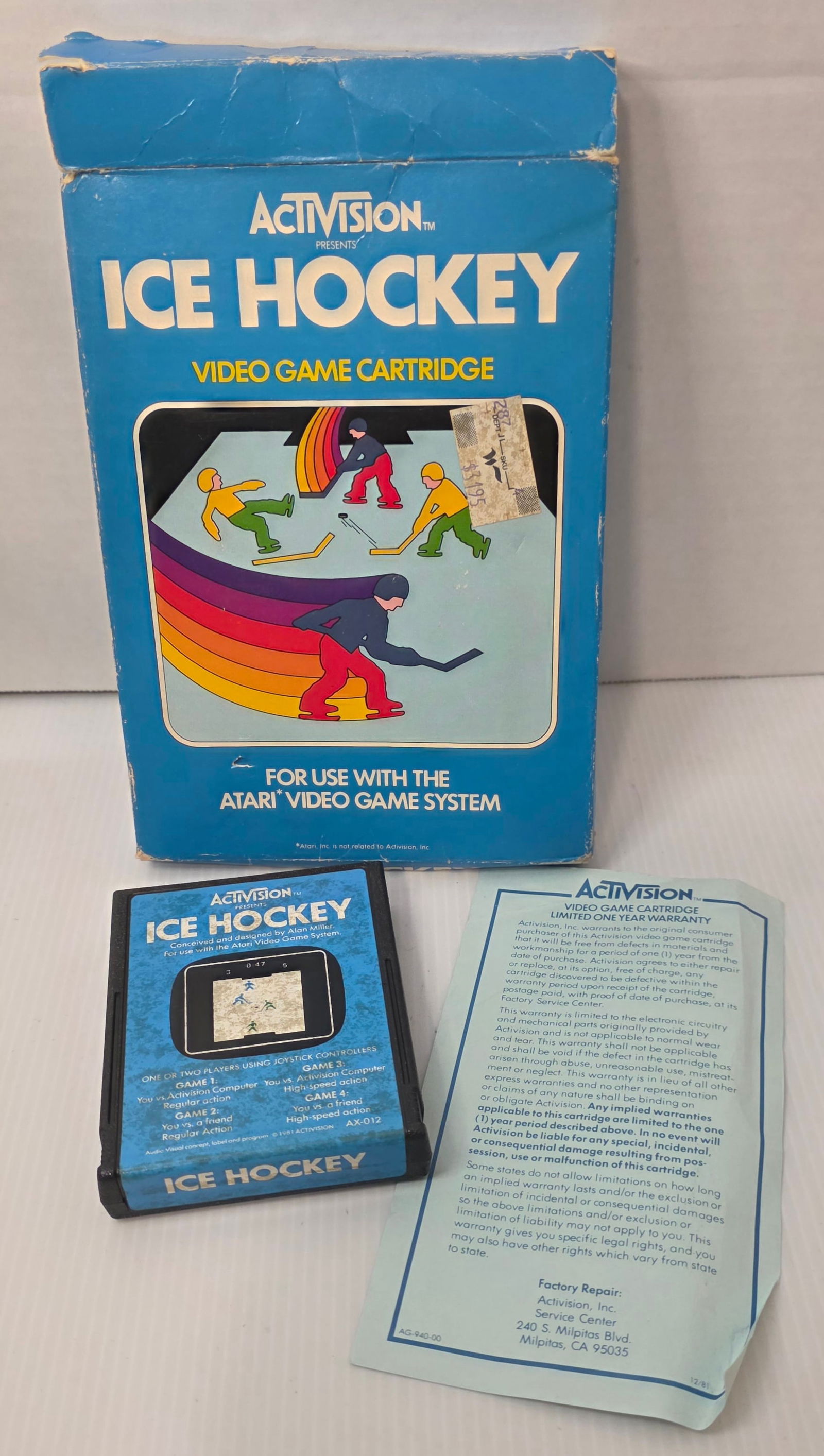 Activision Ice Hockey CIB (Cart, Box, Manual) (1 of 8)