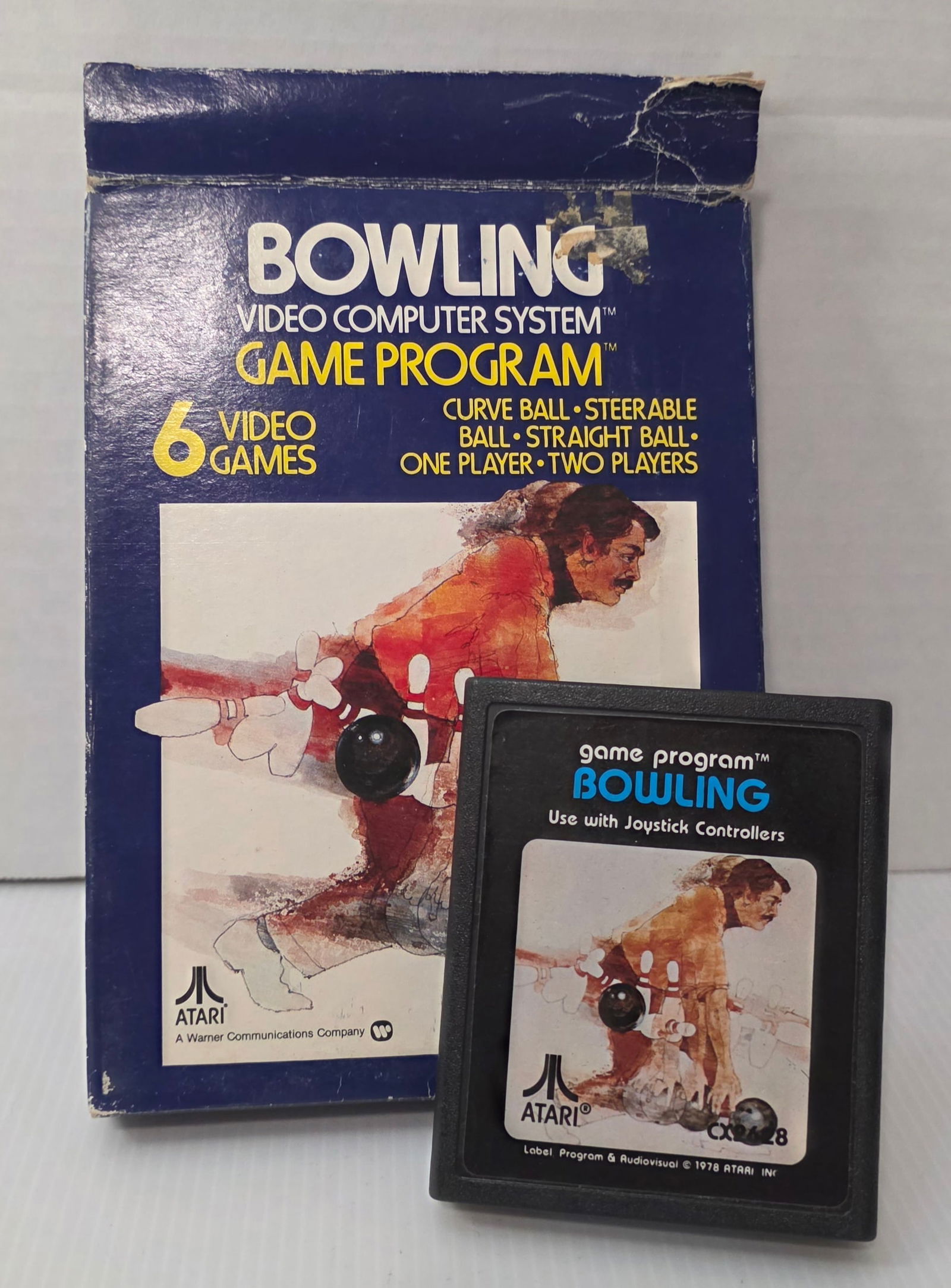Atari Bowling CX-2628 Cart & Box (1 of 8)