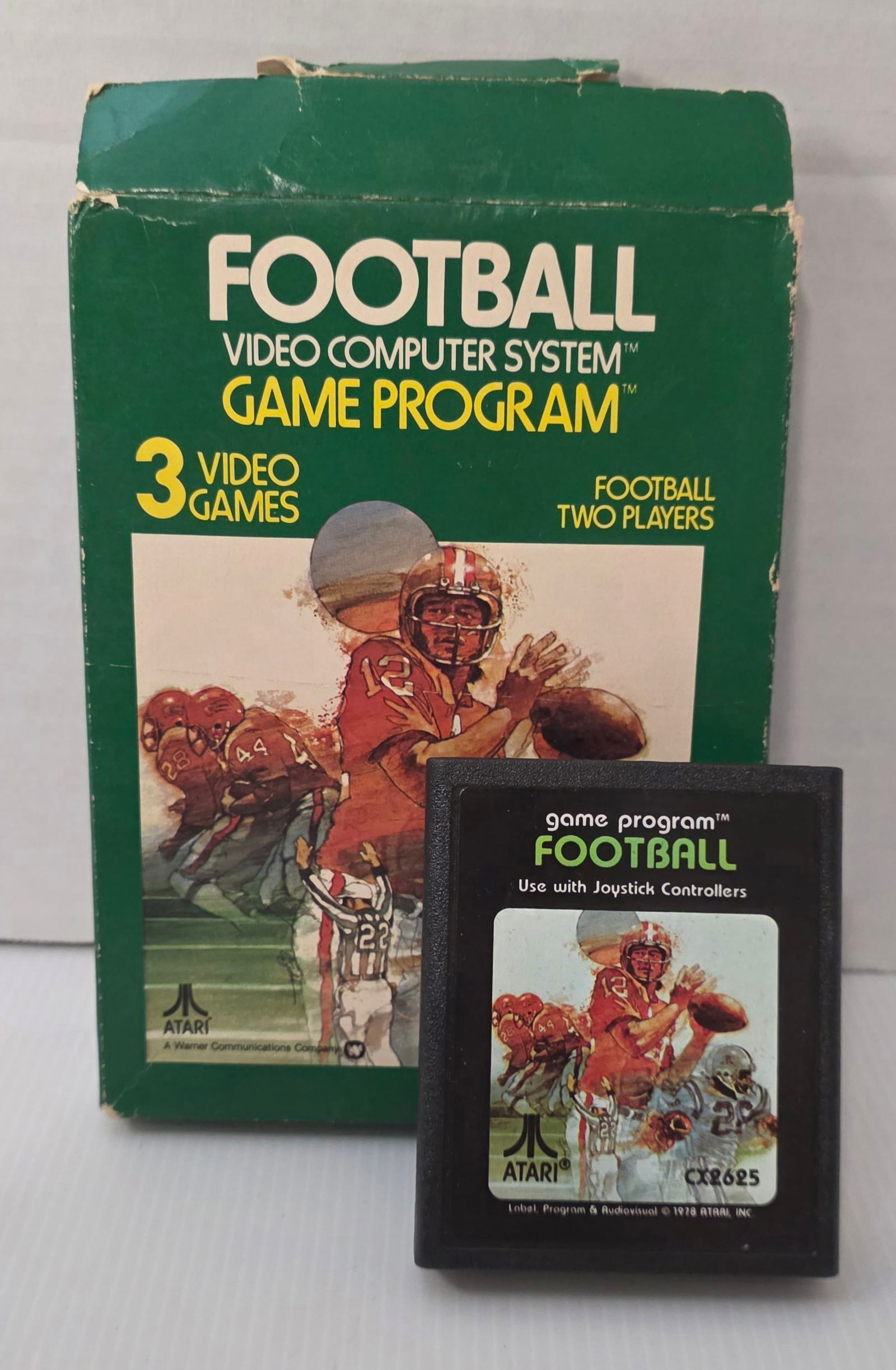 Atari Football CX-2625 Cart & Box (1 of 7)