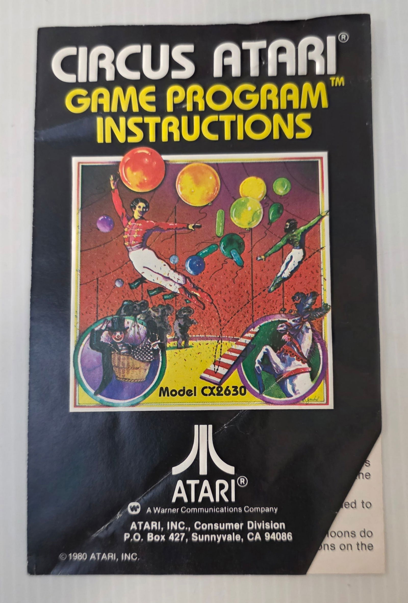 Atari Circus Atari CX-2630 CIB - 2