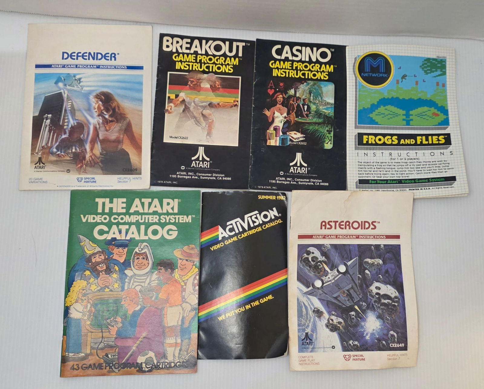Atari Manuals & Catalogs Collector Lot (1 of 19)