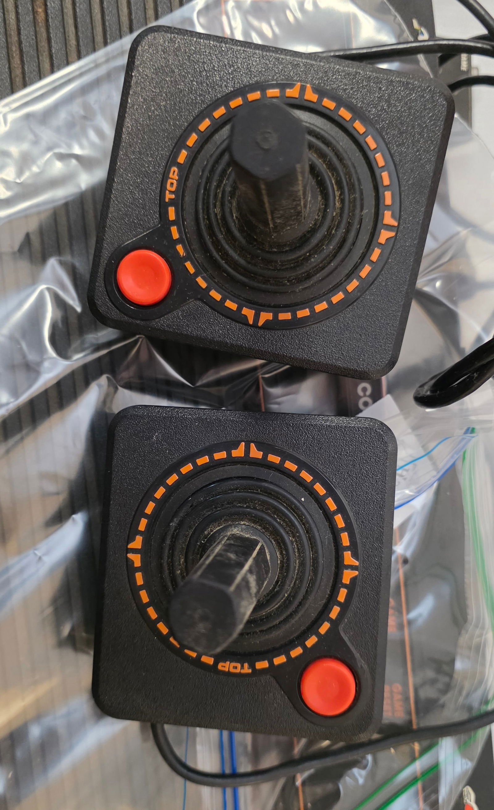 Atari 2600 Video Computer System Console Lot with Controllers & Cables - 10