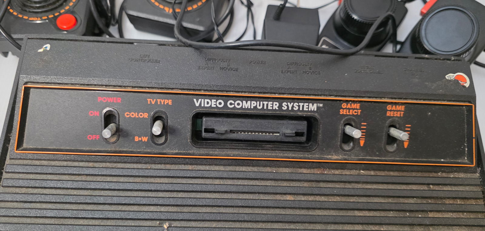 Atari 2600 Video Computer System Console Lot with Controllers & Cables - 3