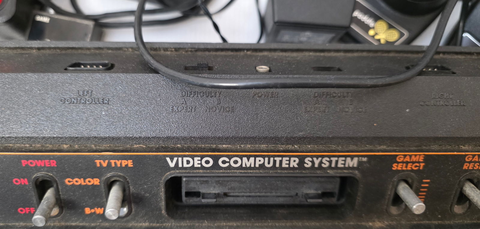 Atari 2600 Video Computer System Console Lot with Controllers & Cables - 4