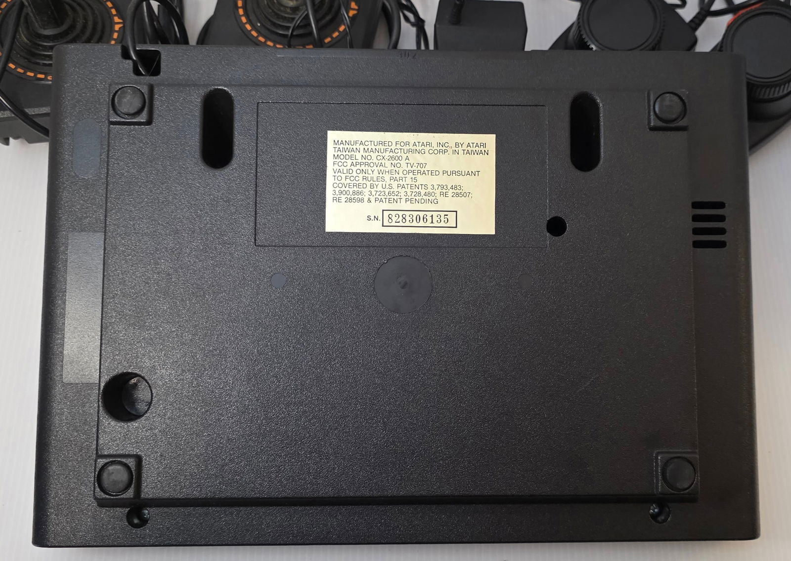 Atari 2600 Video Computer System Console Lot with Controllers & Cables - 5