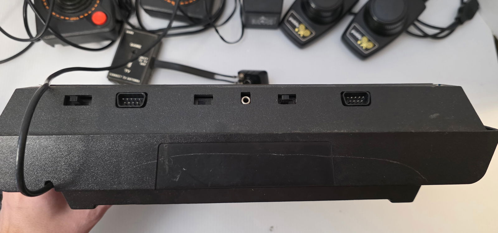 Atari 2600 Video Computer System Console Lot with Controllers & Cables - 7