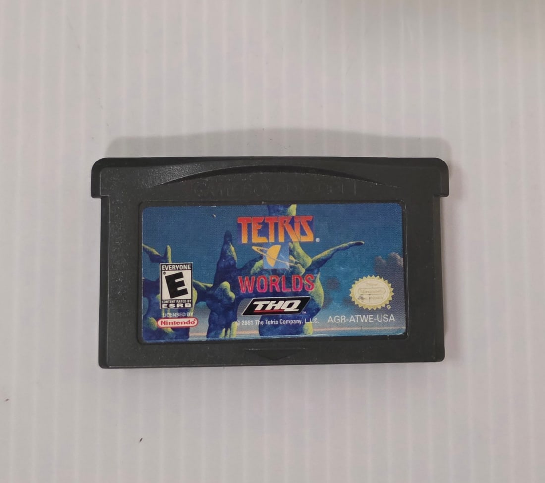Nintendo Game Boy Advance Tetris Worlds GBA Cartridge (1 of 10)