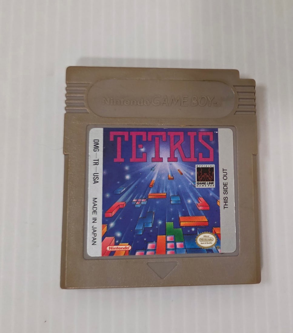 Nintendo Game Boy Tetris Cartridge Discoloration Writing on Back (1 of 12)